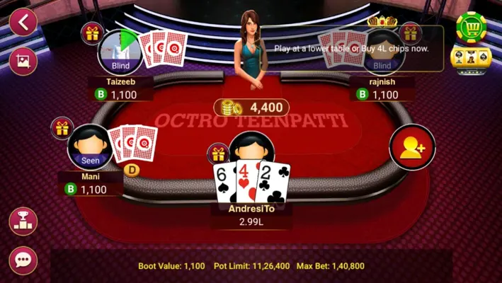 Teen Patti Octro android App screenshot 2